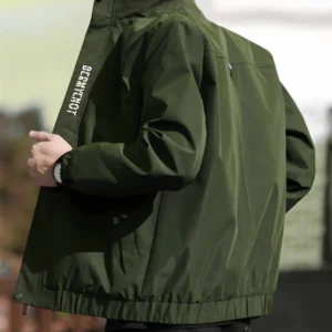 Motrex Men Solid Green Casual Jacket
